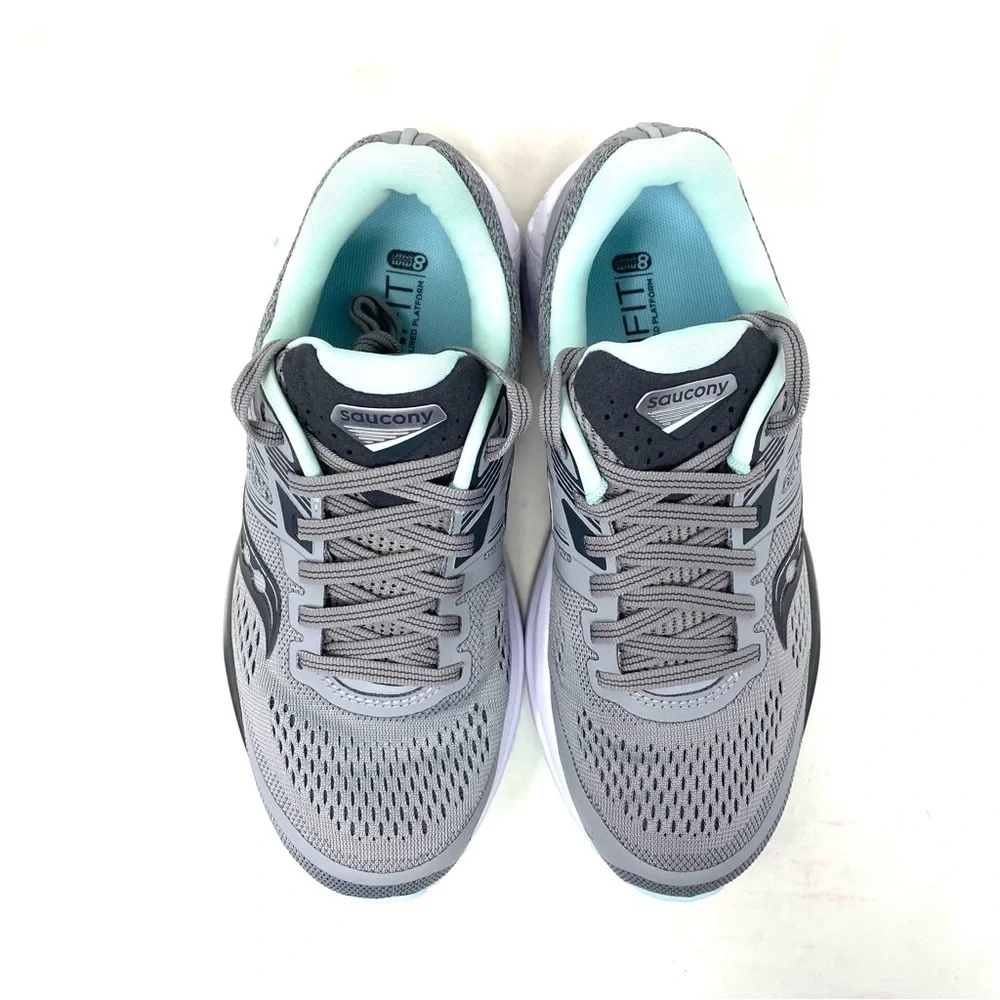 Saucony Omni 19 Running Athletic Shoes Alloy/Sky